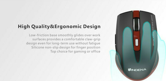 Indena G-219 Wireless Gaming Mouse Blue