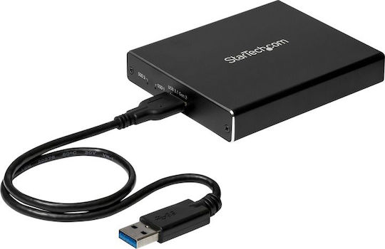StarTech Θήκη για 2 Σκληρούς Δίσκους M.2 SATA III με σύνδεση USB 3.1