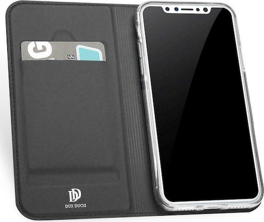 Dux Ducis Skin Pro Book Synthetic Leather Black (iPhone XS Max)