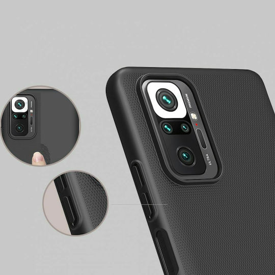 Nillkin Super Frosted Back Cover Plastic Black (Redmi Note 10 Pro)