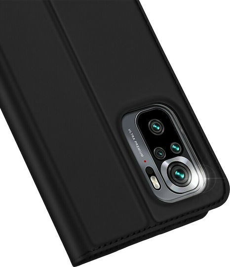 Dux Ducis Skin Pro Book Synthetic Leather Black (Redmi Note 10 / 10s / Poco M5s)