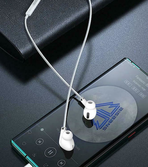 Usams EP-24 In-Ear Freihändig Kopfhörer mit Stecker Blitzschlag Weiß