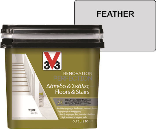 V33 Colour Renovation Perfection Floors & Stairs Gray Feather 750ml 121676