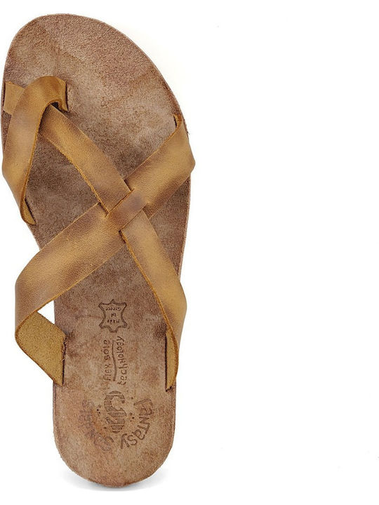 Sandale Casual Damă Fantasy Kimolos din Piele Anatomici Culoare Taupe Brush Sandale Casual Damă Fantasy Kimolos din Piele Anatomici Culoare Taupe Brush