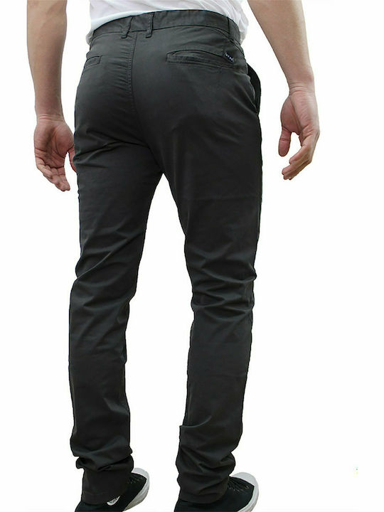 Dors Men's Trousers Chino in Regular Fit Black