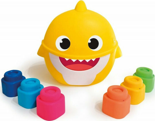 Baby Clementoni Clemmy Baby Shark Building Blocks For 6+ Months 6 Pieces