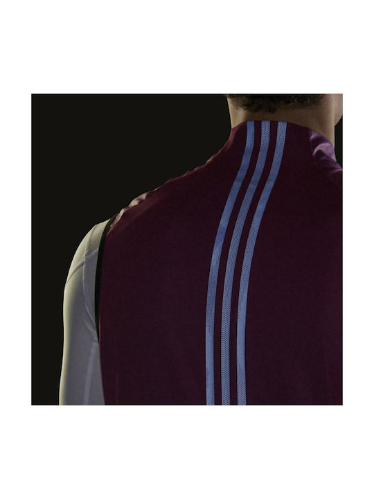 adidas The Sleeveless Cycling Cycling Windbreaker Jacket Sleeveless Purple