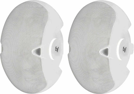 Electro-Voice Evid 4.2T Wall Installation Speakers 200W Pair White