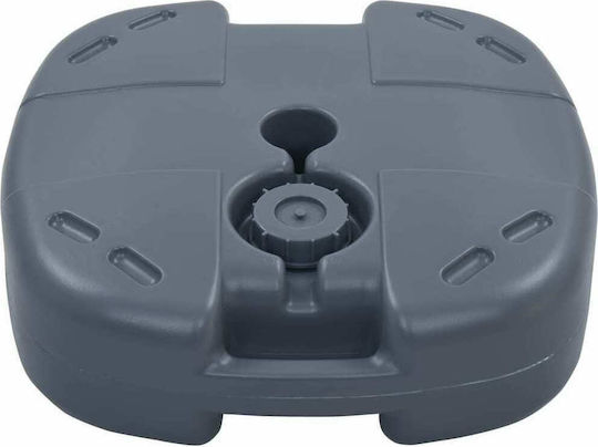 vidaXL Umbrella Base Water - Sand Plastic 19-38mm 15lt Square Gray