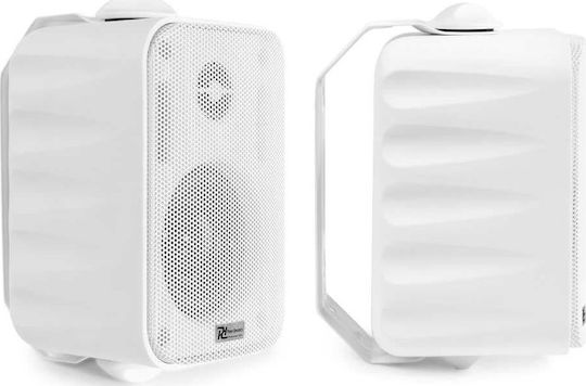 Power Dynamics BGO30 Παθητικά Επιτοίχια Ηχεία 25W (Ζεύγος) 12x10x18εκ. Λευκά