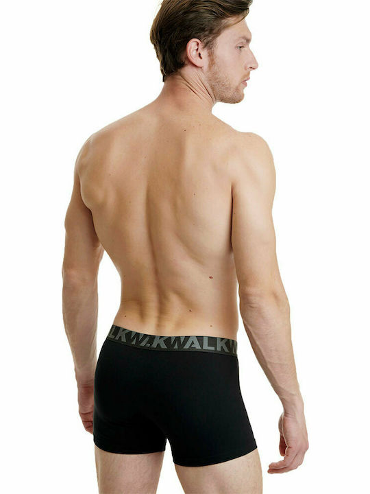 Ανδρικά Μποξεράκια Μαύρο / Γκρι / Πετρόλ 2Pack