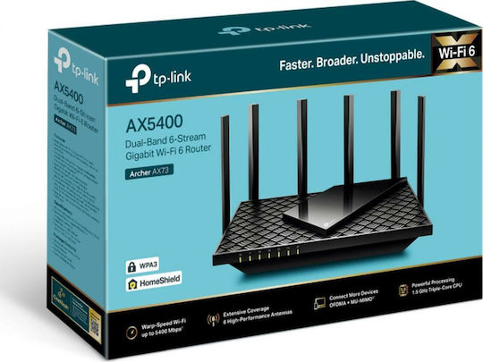 TP-LINK Archer AX73 v1 Ασύρματο Router Wi‑Fi 6 με 4 Θύρες Gigabit