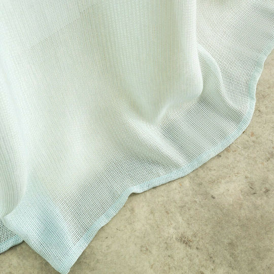 Gofis Home Κουρτίνα με Τρουκς Iria Aqua 865/18 140x280εκ.