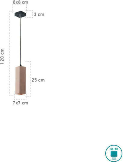 Fan Europe KRUK-Q-S1 Hängelampe Beige Fan Europe KRUK-Q-S1 Hängelampe Beige