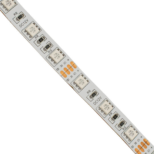 GloboStar Ταινία LED 12V RGB Φως 5m Τύπου SMD5050