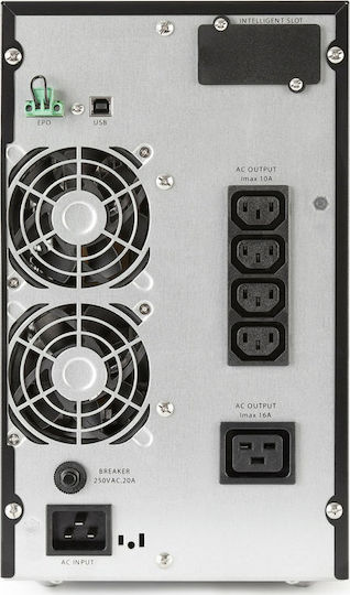 Salicru SLC 2000 TWIN PRO2 IEC UPS On-Line 2000VA 1800W με 4 IEC Πρίζες
