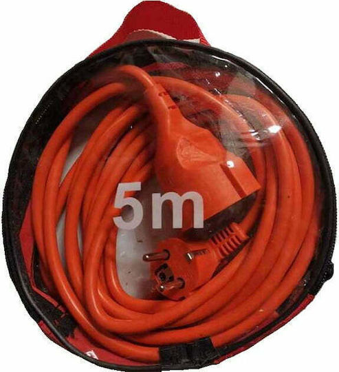 Extension Cable Cord 5m Orange