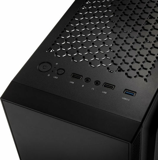 Kolink Inspire K9 Gaming Midi Tower Κουτί Υπολογιστή με Πλαϊνό Παράθυρο και RGB Φωτισμό Μαύρο