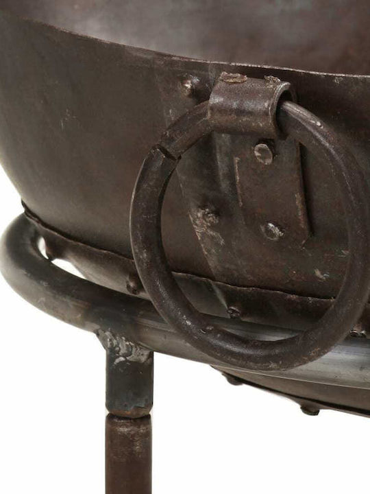vidaXL Firepit Brown 40x40x30cm