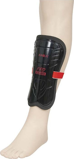 AMILA Adults Soccer Shin Protectors Black Small 83014