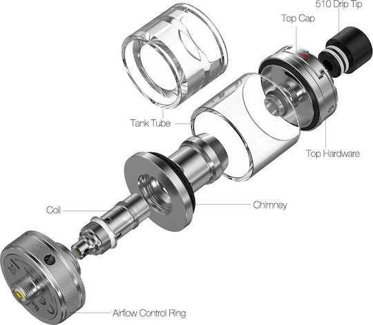 Aspire Nautilus 3 Verdampfer für Elektronische Zigaretten 2ml 24mm Silver