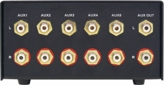 Dynavox AUX-S Audio Selector Switch Ασημί