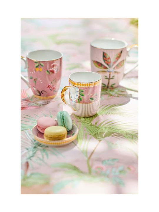 PiP Studio La Majorelle Tasse aus Porzellan Rosa 145ml 2Stück