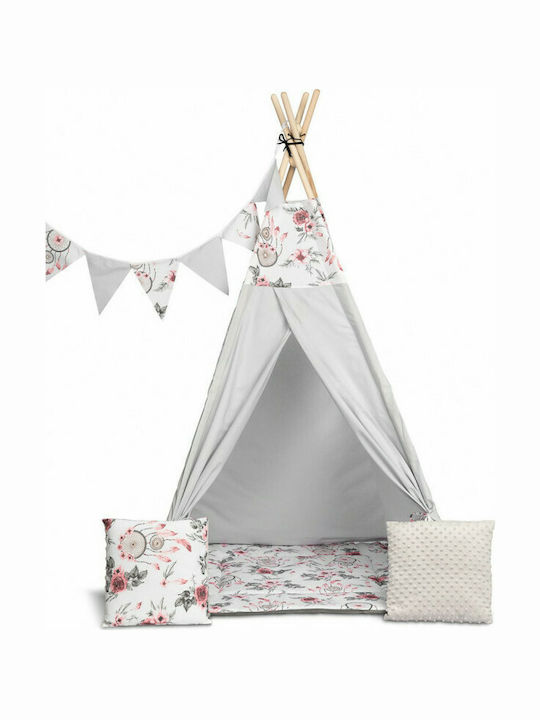 Kids Indian Teepee Play Tent Dream Catchers for 3+ years Gray