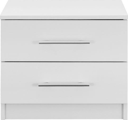 Chelsea Ξύλινο Λευκό 48x40.5x41.5cm HM2220.05 Chelsea Ξύλινο Λευκό 48x40.5x41.5cm HM2220.05