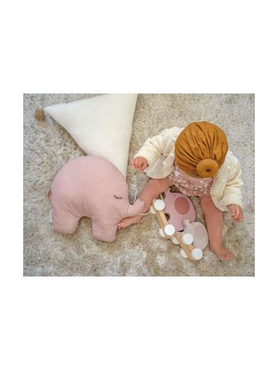 Jabadabado Handmade Crib Decorative Pillow Elephant Pink 39x31cm