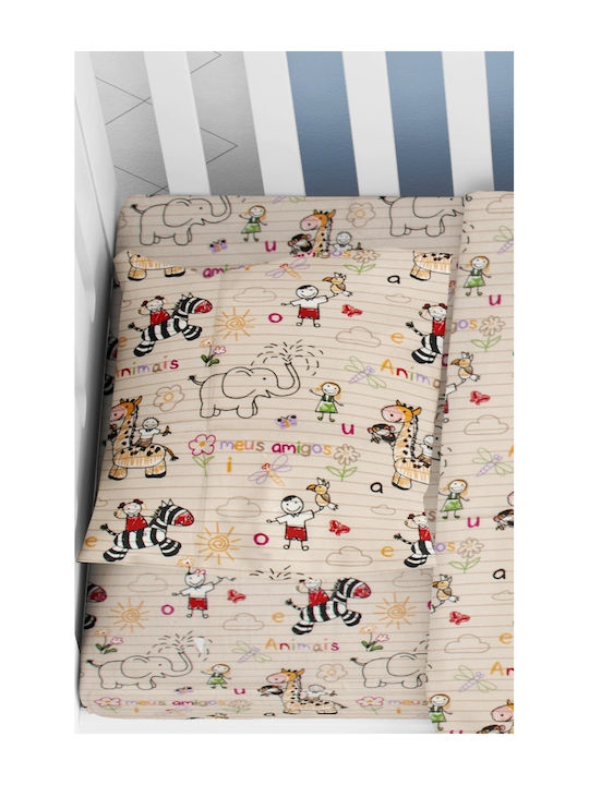 Dimcol Africa Față de pernă pentru bebeluși Bej 35x45cm