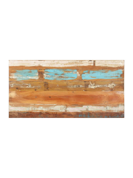 vidaXL Rectangular Table Surface made of Solid Wood in Multicolour Color 120x60cm 286046 1pcs