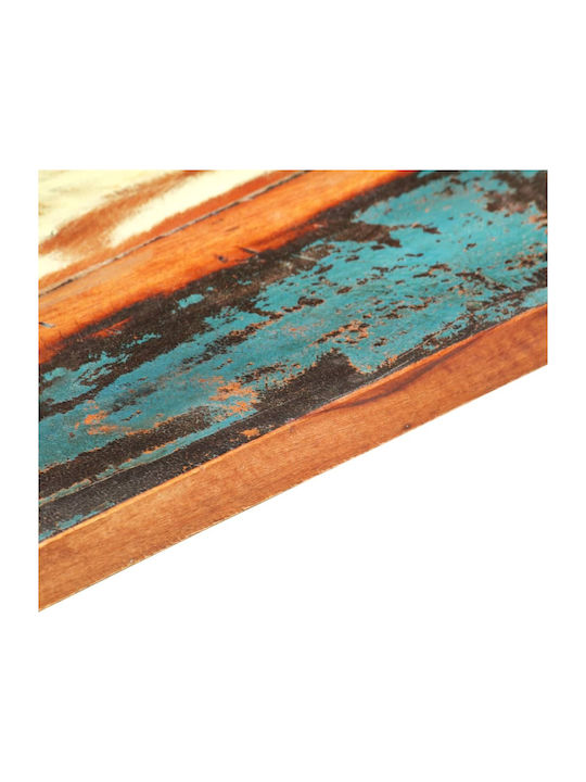 vidaXL Rectangular Table Surface made of Solid Wood in Multicolour Color 90x70cm 286061 1pcs