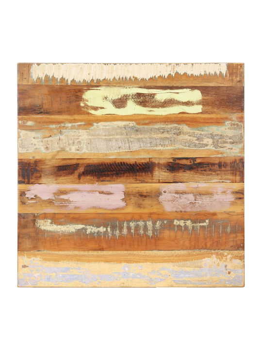 vidaXL Square Table Surface made of Solid Wood in Multicolour Color 70x70cm 286048 1pcs