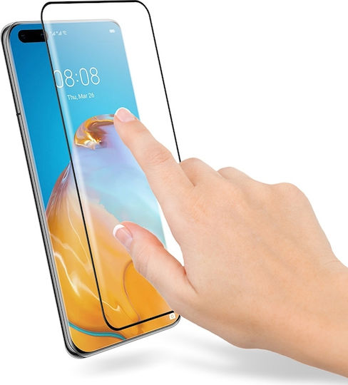 Crong 3D Armor Full Glue 3D Full Face Tempered Glass (Huawei P40 Pro) CRG-3DAG-HP40P