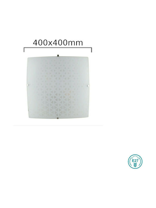Fan Europe Maori-PL40 Ceiling Mount Light 40cm White with Socket E27