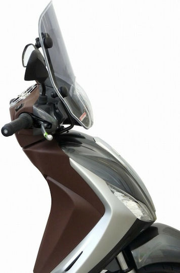 Fabbri Transparentes Visier Motorrad für Piaggio Medley 125 / Medley 150 3193-LD