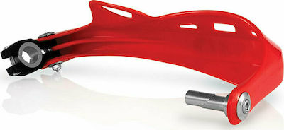 Acerbis Motorcycle Protective Hand Guards Rally Pro Προστατευτικές Χούφτες Κόκκινο in Red Colour