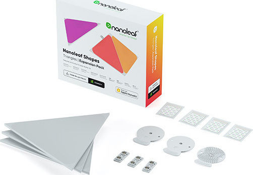 Nanoleaf Smart Φωτιστικό Shapes Triangles LED RGB Hexagon