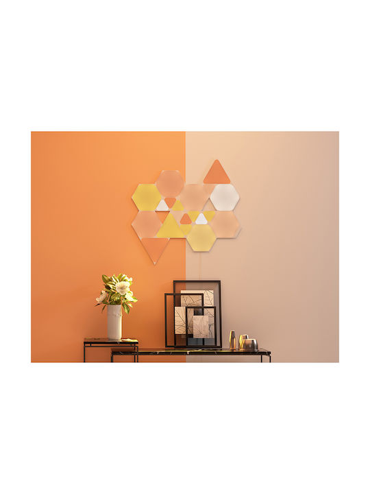 Nanoleaf WiFi Decorative Lamp Hexagon Multicolour 3pcs