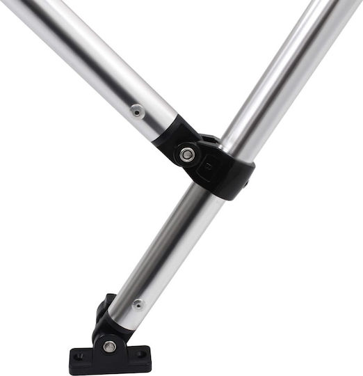 vidaXL L243xH137cm Weiß Farbe