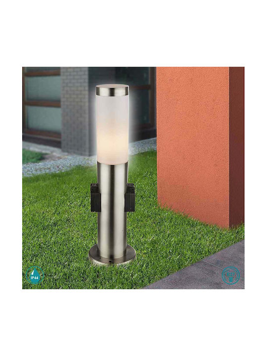 Globo Lighting Boston Lampă Post Mic Pentru Exterior 60W IP44 Pentru Bază De Bec E27 Argintie