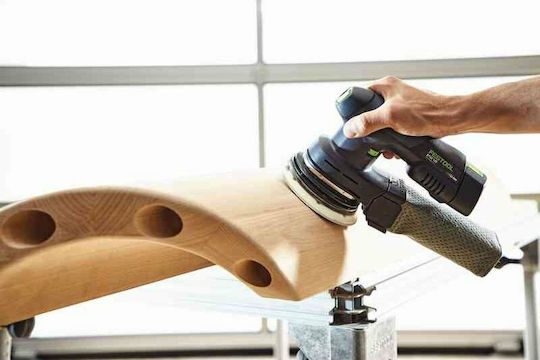 Festool ETSC 125 Li-Basic Ексцентрично Трибе 125мм Батерия 18V Самостоятелен с Регулиране на Скоростта и със Система за Аспирация