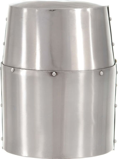 Karneval Ritter-Helm Silber 1Stück