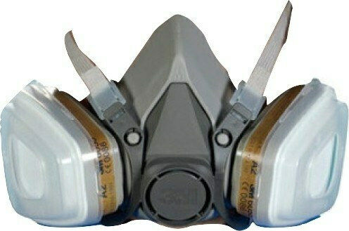 3M Mask Half Face with 6055 & 5935 P3 filters 6300 Gray