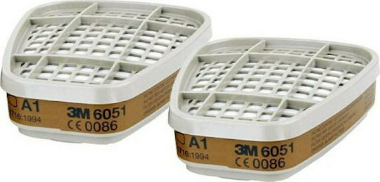 3M Mask Half Face with 6055 & 5935 P3 filters 6300 Gray