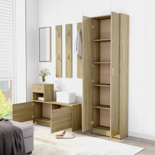 Double Door Wardrobe Sonoma 55x25x189cm