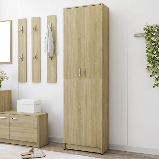 Double Door Wardrobe Sonoma 55x25x189cm