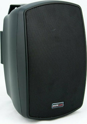 Master Audio Passiv Wandlautsprecher 16W NB500T (Paar) 16.3x16.3x25.2cm in Schwarz Farbe