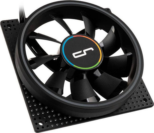 Cryorig Crona S Case Fan 120mm (1700rpm) with ARGB Lighting and 4-Pin PWM Connection Pack of 3